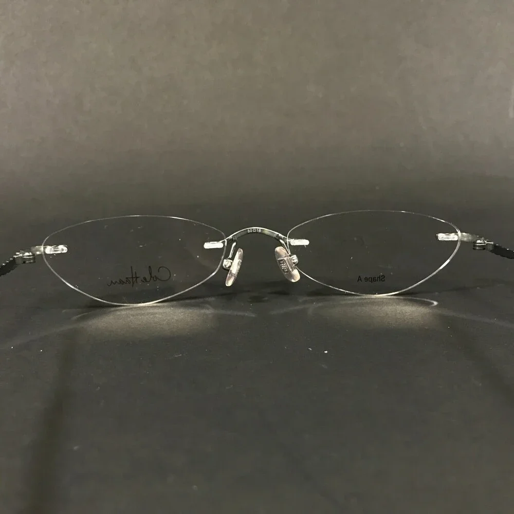 Cole Haan Eyeglasses Frames CH 905 SAGE Grey Round Rimless 50-18-130